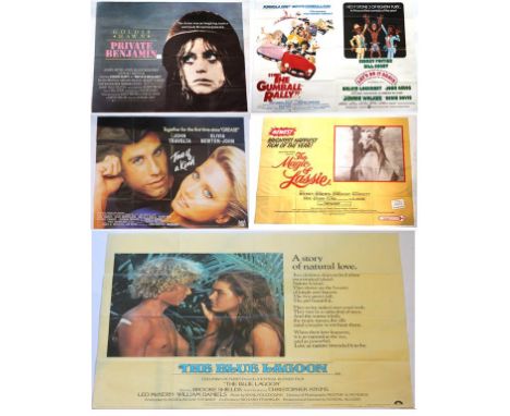 Five original movie posters
'Private Benjamin', quad, circa 1980, 'The Gumball Rally' and 'Lets do it Again', double bill, qu