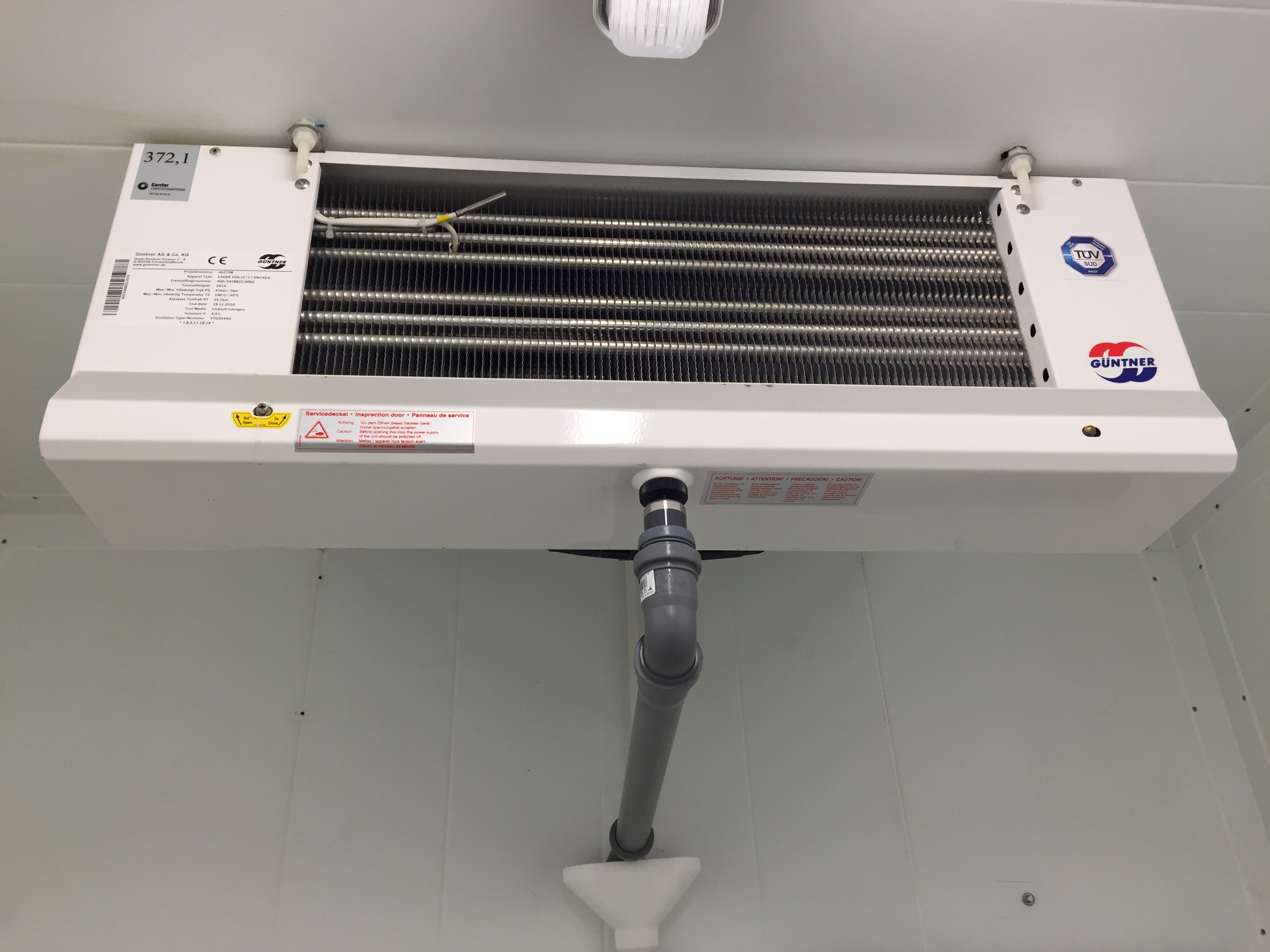 Guntner type CXGDF 030.1B/14 AN150.E single fan slimline low