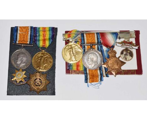 British First World War medal trio to Able Seaman W.H. Martin, Royal Navy Volunteer Reserves (B.Z.932 W.H. MARTIN. A.B. R.N.V