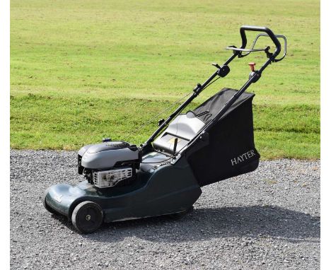 Hayter Harrier 48 lawn mower fitted with a Briggs &amp; Stratton petrol engine