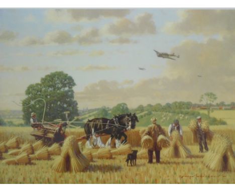 After Robin Wheeldon (b.1945). Hampdens, limited edition print, signed in pencil to margin and numbered 178/250, framed and g