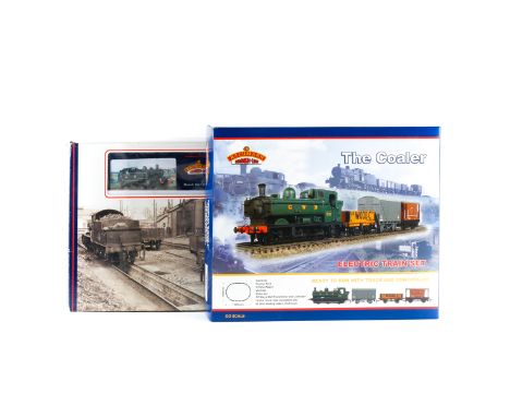 2 Bachmann Branch-Line Passenger/freight Train Sets.  30-450 containing an Ivatt 2-6-2 tank locomotive RN41273 in BR lined bl