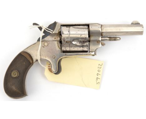 A 5 shot .38” rimfire Forehand & Wadsworth “Bulldog” single action revolver,  number 22231, 6½” overall, octagonal barrel 2½”
