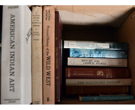 8 volumes on North American Indians, including “American Indian Art”, by Norman Feder, 1982 edition; “A Pictorial History of 