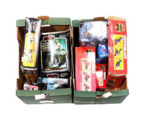 A quantity of Palitoy / Kenner Star Wars vehicles, MASK, etc. Including; French issue Palitoy X-wing Fighter and Scout Walker
