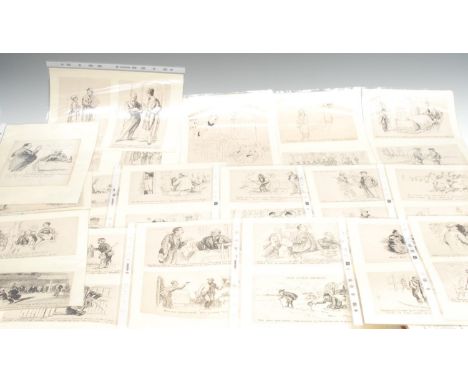 Satire - English School (late 19th/early 20th century)A collection of forty-nine periodical caricatures, illustrative of Brit