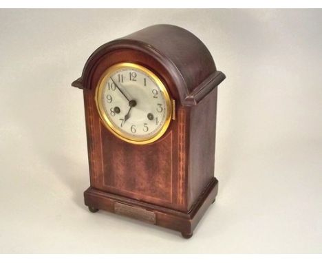 MANTEL CLOCK.
A 1920's inlaid mantel clock.