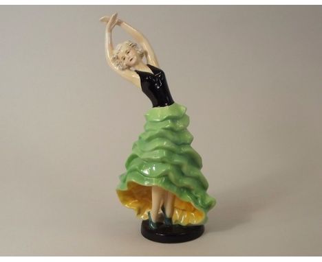 GOEBEL FIGURE.
A 1930's Goebel figure of a dancer.
Height 22cm.