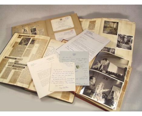 ARCHIE CAMPBELL BBC RADIO SCRAPBOOKS.
A collection of four scrapbooks, relating to the BBC radio producer Archie Campbell, wh