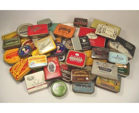PRINTED TINS.
A large collection of pipe tobacco & cigarette tins.