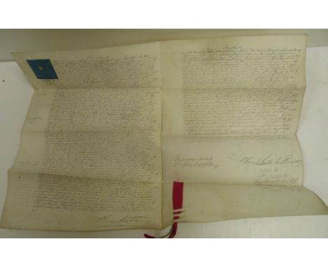 George Heriot's Hospital. Charter of Confirmation, in favour of David Cormack of subjects in Dundas Street. Manuscript. Folde