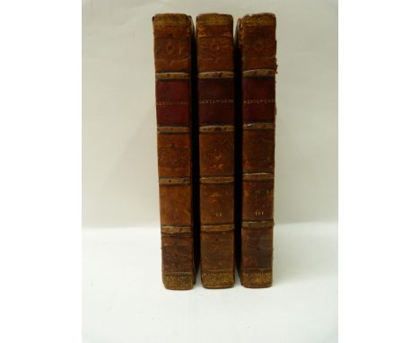 SCOTT SIR WALTER.&nbsp;&nbsp;Kenilworth. 3 vols. 12mo. Qtr. calf. Half titles. First edition, Edinburgh, 1821. 