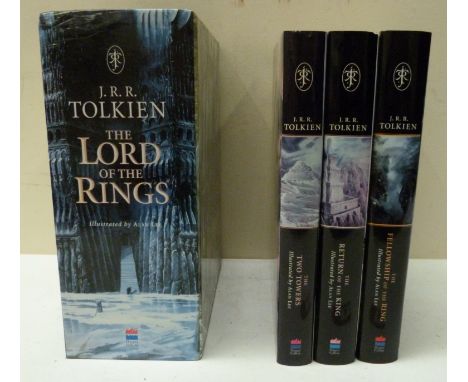 TOLKIEN J. R. R.&nbsp;&nbsp;The Lord of the Rings. 3 vols. Illus. Quarto. Orig. red cloth in d.w's &amp; slip case. 2002. 