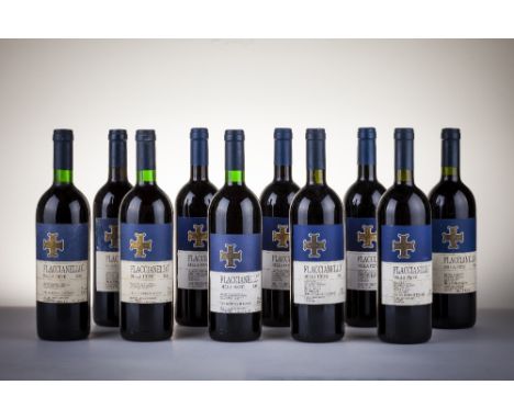 62 Flaccianello della Pieve, Fontodi Chianti 1985 (2 bts) SF 95/100 Etichette lievemente consumate e sporche. Slightly scuffe