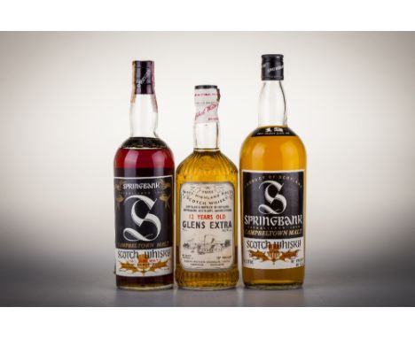 570 Selezione Springbank Distillery Pure West Highland Malt Scotch Whisky Glens Extra 12 Years old (1 bt) Campbeltown Malt Sc