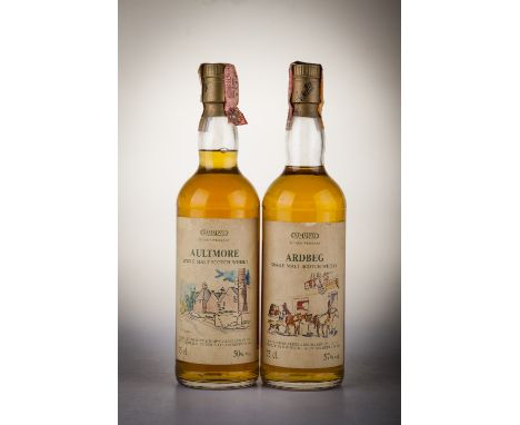 555 Selezione Scotch Whisky Ventesimo Anniversario Samaroli Ardbeg (1 bt 0,70 Lt.) Aultmore (1 bt 0,70 Lt.) (Tot. 2 bts 0,70 