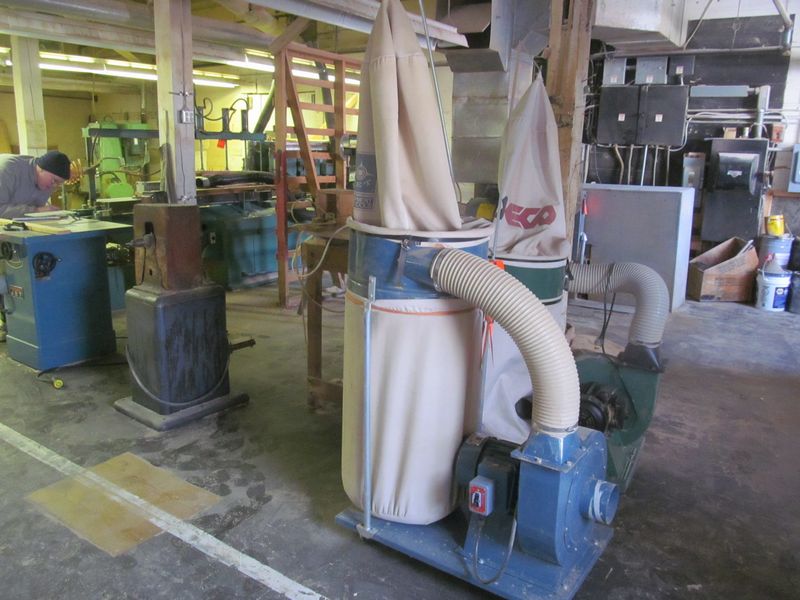 Jet dust collector, M/N DC1182, Stock 70863, 2 HP, 1 PH, 1bag, on