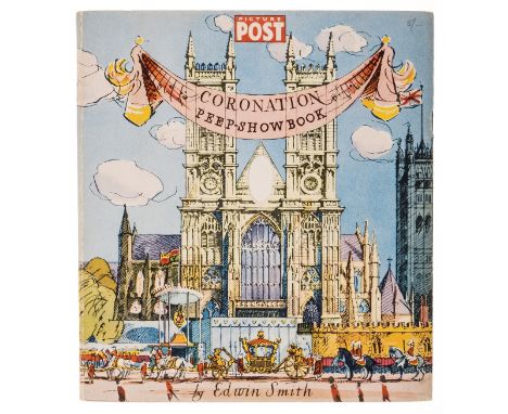 NO RESERVE Cook (Olive) &amp; Edwin Smith. The Picture Post Coronation Peep-Show Book, first edition, unassembled, folding co
