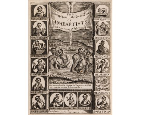 NO RESERVE Nonconformists.- Featley (Daniel) Katabaptistai kataptüstoi [graece]. The Dippers dipt. Or, the Anabaptists Duck'd