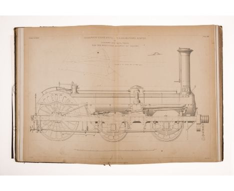 NO RESERVE Clark (D. Kinnear) Railway Machinery: a treatise on the Mechanical Engineering of Railways, 2 vol., first edition,