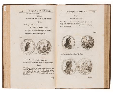 Medals.- Evelyn (John) Numismata. A Discourse of Medals, Antient and Modern, first edition, title in red and black, engraved 