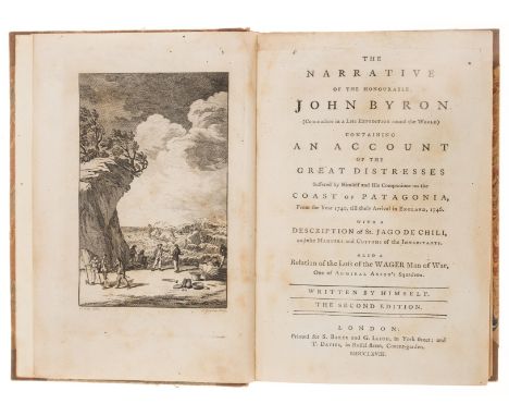 NO RESERVE Voyages.- Byron (Hon. John) The Narrative of the Honourable John Byron (Commodore in a Late Expedition Round the W