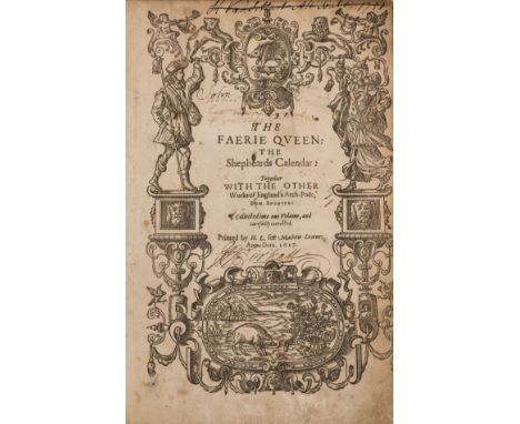 Spenser (Edmund) The Faerie queen: The shepheards calendar: together with the other works of England's arch-poët, 2 parts in 