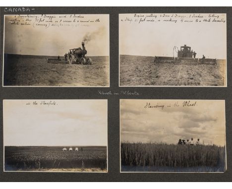Canada, South America, Europe &amp; Algeria, South Africa &amp; England.- Photograph album, including views and domestic scen