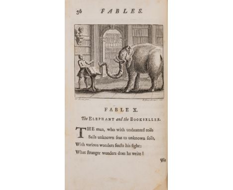 Fables.- Gay (John) Fables, fifth edition, engraved mask device to title and half-page illustrations, F6 very small hole with