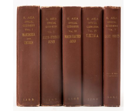 *** Please note, the description of this lot has changed ***Asia.- Official Guide to Eastern Asia (An), 5 vol., first edition