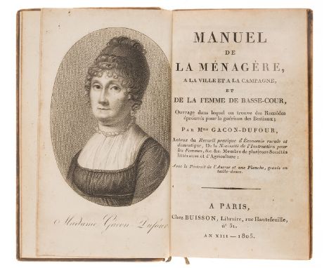 Domestic economy in town &amp; country.- Gacon-Dufour (Marie Armande Jeanne) Manuel de la ménagère, a la ville et a la campag