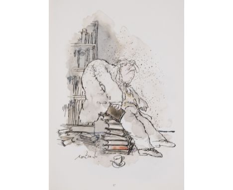 Searle (Ronald) Slightly Foxed - but still desirable,  first edition, signed by the author, colour illustrations, original bl