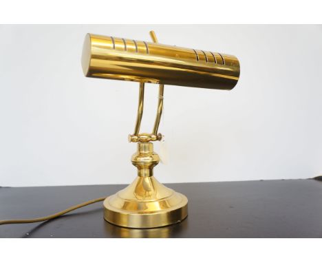 Brass bankers lamp