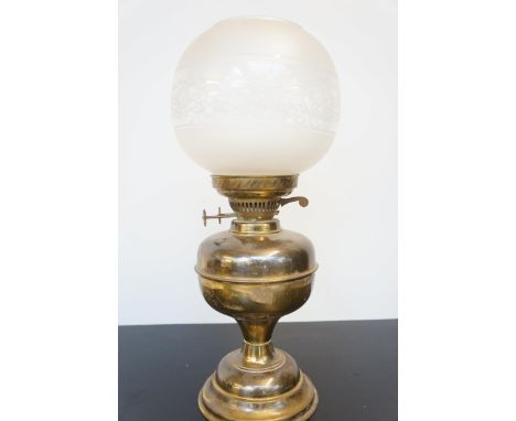 Early 20th century oil lamp