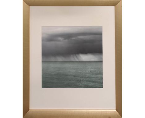 TIM HALL, 'Storm 11' print, 38cm x 38cm, framed. 