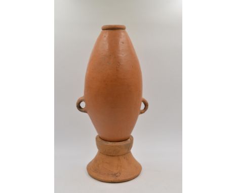 A Large Red Pottery Taper-end Flask, Yangshao Culture, Banpo Phase, Yangshao culture, Banpo phase, c. 4800-4300 B.C.Reference