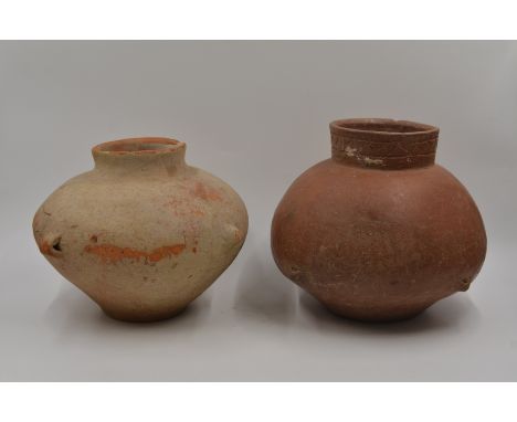 Two Red Pottery Jars, Neolithic period, Hongshan culture, c. 4500-3000 BCReference.For a similar Red Pottery Jars, Hongshan c