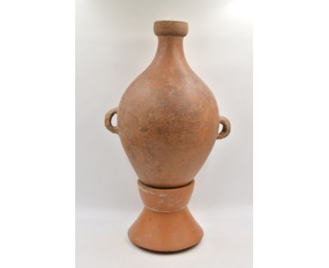 A Large Red Pottery Taper-end Flask, Yangshao Culture, Banpo Phase, Yangshao culture, Banpo phase, c. 4800-4300 B.C.Reference