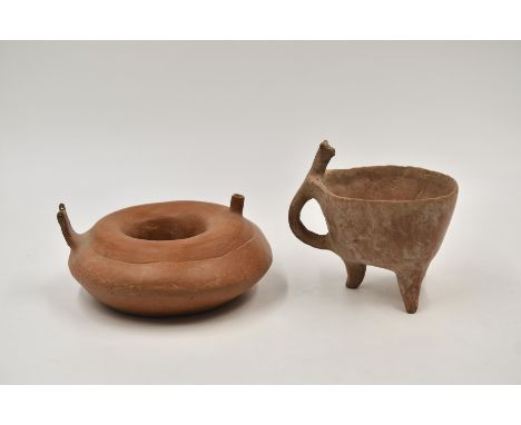 Cup H:10cm, W:10.8cm; Ewer H:6cm, W:13.5cm