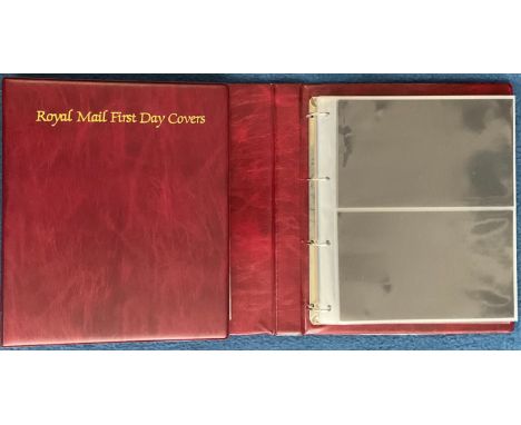 2 x Royal Mail First Day Covers Albums (Burgundy colour) with 16 Leaves ready to use (Empty) good condition. We combine posta