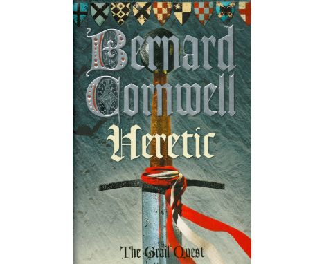 Bernard Cornwell Signed Book Heretic Hardback Book 2003 First Edition Signed by Bernard Cornwell on the Title page published 