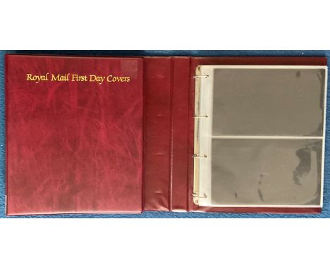 2 x Royal Mail First Day Covers Albums (Burgundy colour) with 16 Leaves ready to use (Empty) good condition. We combine posta
