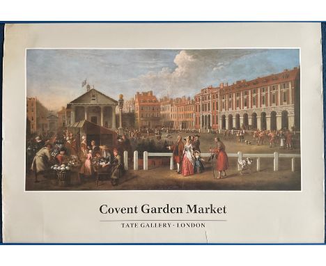 3 x Tate Gallery Exhibition Posters plus 2 other exhibition Posters Including Covent Garden Market, William Blake, Turner and