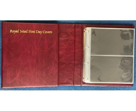 2 x Royal Mail First Day Covers Albums (Burgundy colour) with 16 Leaves ready to use (Empty) good condition. We combine posta