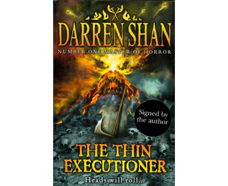 Darren Shan Signed Book The Thin Executioner Hardback Book 2010 First Edition Signed by Darren Shan on the Title page publish