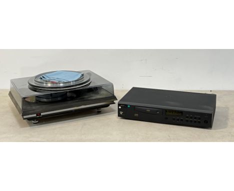 Audio - A systemdeck turn table, in original box (A/F) together with a  Arcam CD player, also in box