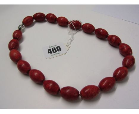 VINTAGE PINK CORAL STYLE BEADS 