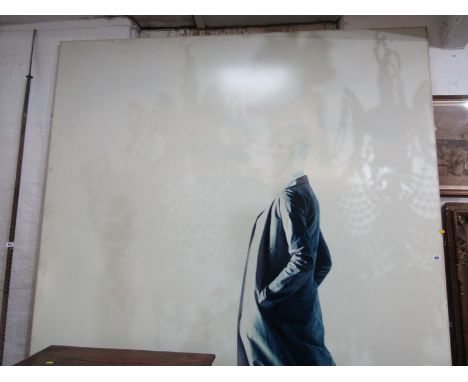 SUZI GOMES, commissioned print "Figure of a Lady", approx 95" x 71" 