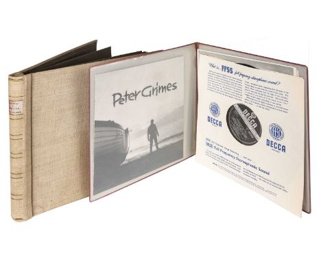 Valabrega (C). Storia Della Musica Italiana. A set of ten long playing vinyl records plus Britten (Benjamin) 'Peter Grimes', 
