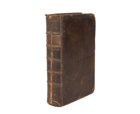 A 17th century Bible printed by the Company of Stationers, London 1650. O.T. title page lacking. N.T. with engraved architect
